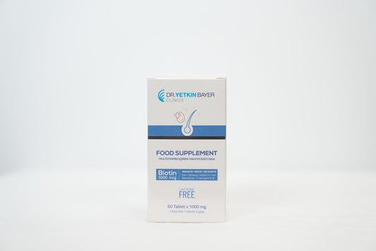 Dr. Yetkin Bayer Hair Growth Formula, Multivitamin İçeren Takviye Edici Gıda, 60 tablet 1000mg
